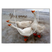 Gänseweiß Große Geschenktüte (Vorderseite)