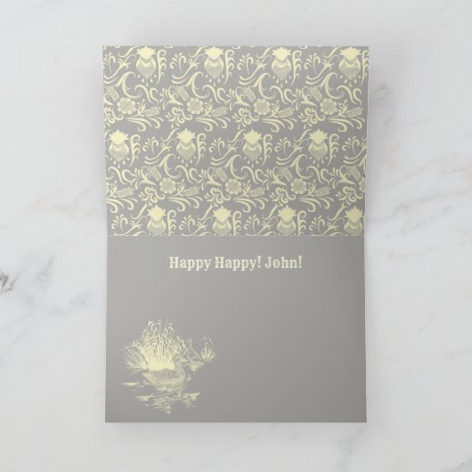 Gänseweiß Karte (Innenseite)