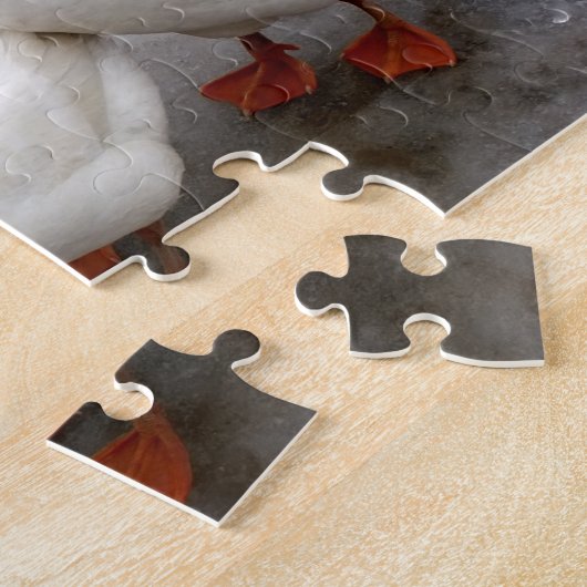 Gänseweiß Puzzle (Seite)