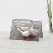 Gänseweiße Karte (Vorderseite)