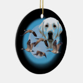 Gansjäger 3 keramikornament (Rechts)