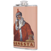 Gansta-Santa-Flasche Flachmann (Links)