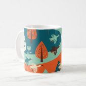 Gänswald: Vintage Naturlandschaft Kaffeetasse (Vorderseite Links)
