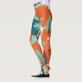 Gänswald: Vintage Naturlandschaft Leggings (Links)