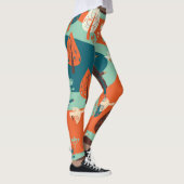 Gänswald: Vintage Naturlandschaft Leggings (Rechts)