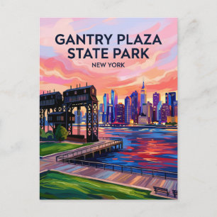 Gantry Plaza State Park USA Postkarte