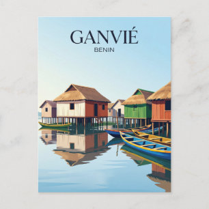 Ganvié-See-Dorf Benin Postkarte
