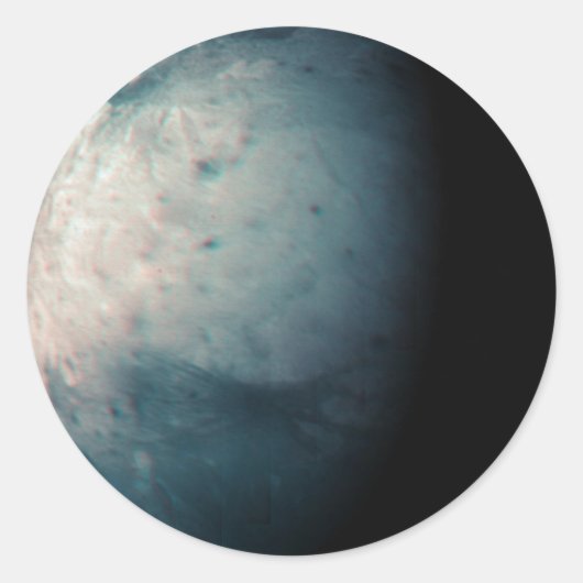 Ganymede Runder Aufkleber (Vorderseite)