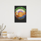 Ganymede vs Mercury Poster | Space Size Comparison (Küche)