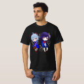 Ganyu und Raiden Shogun T-Shirt (Vorne ganz)