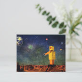 Ganz allein postkarte (Stehend Vorderseite)