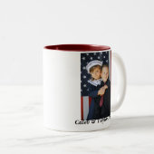 Ganz amerikanisch zweifarbige tasse (VorderseiteRechts)
