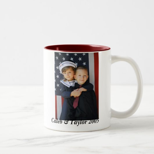 Ganz amerikanisch zweifarbige tasse (Rechts)