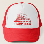 GANZ AUSSERHALB DES TRUMP TRAIN MAGA GEAR TRUCKERKAPPE (Vorderseite)