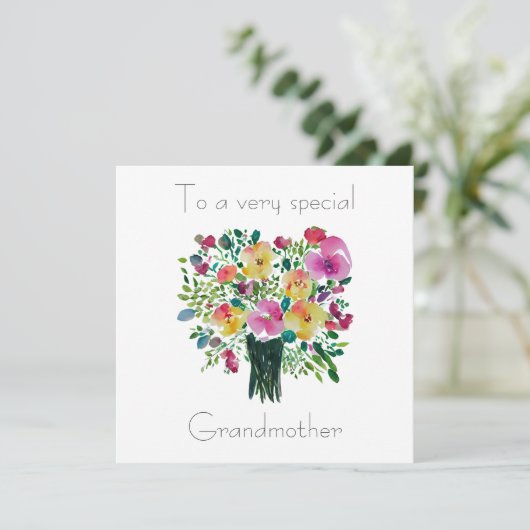 ganz besondere Großmutter (Stehend Vorderseite)
