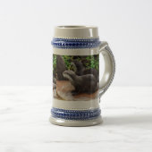 Ganz bis Niedlich, Otter, Bier Stein Tasse (VorderseiteRechts)