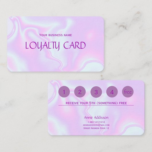 ganz eigenhändig geschriebe Beschaffenheit des Treuekarte (Vorne/Hinten)