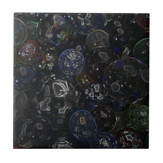 Ganz eigenhändig geschriebe Marmore Fliese (Vorderseite)