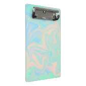 Ganz eigenhändig geschriebe schillernde mini klemmbrett (Schrägansicht)