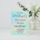 Ganz eigenhändig geschriebe schillernde postkarte (Stehend Vorderseite)