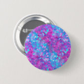 Ganz eigenhändig geschriebes Glitzern-Muster Button (Vorne & Hinten)