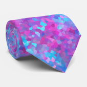 Ganz eigenhändig geschriebes Glitzern-Muster Krawatte (Gerollt)