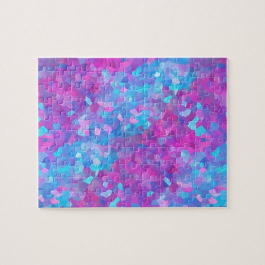 Ganz eigenhändig geschriebes Glitzern-Muster Puzzle (Horizontal)