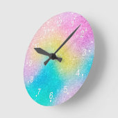 Ganz eigenhändig geschriebes Muster des Trendy Runde Wanduhr (Winkel)