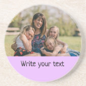 ganz einfach, fügen Sie Ihre Foto Weihnachten Getränkeuntersetzer (Vorne)