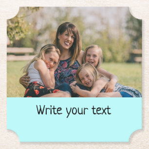 ganz einfach, fügen Sie Ihre Foto Weihnachten Untersetzer