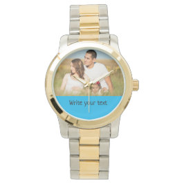 Ganz einfach, fügen Sie Ihre Fotos Weihnachten hin Armbanduhr