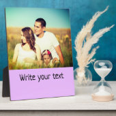 Ganz einfach, fügen Sie Ihren Text Foto Weihnachte Fotoplatte (Seite)