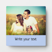 Ganz einfach, fügen Sie Ihren Text Foto Weihnachte Fotoplatte (Vorderseite)