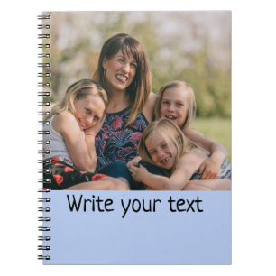 ganz einfach, fügen Sie Ihren Text Foto Weihnachte Notizblock