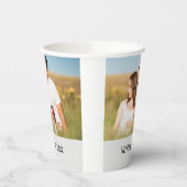 Ganz einfach, fügen Sie Ihren Text Foto Weihnachte Pappbecher (Links)