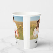 Ganz einfach, fügen Sie Ihren Text Foto Weihnachte Pappbecher (Rechts)