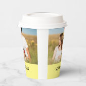 Ganz einfach, fügen Sie Ihren Text Foto Weihnachte Pappbecher (Links)