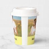 Ganz einfach, fügen Sie Ihren Text Foto Weihnachte Pappbecher (Rechts)