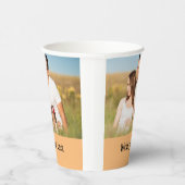 Ganz einfach, fügen Sie Ihren Text Foto Weihnachte Pappbecher (Rechts)