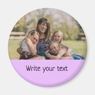 ganz einfach hinzufügen Ihr Text Foto      christ Magnet