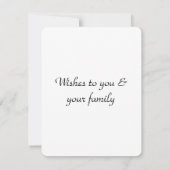 ganz einfach hinzufügen Ihre Text Weihnachten pers (Rückseite)