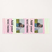 ganz einfach hinzufügen Ihren Namen Foto Aquarelly Yogamatte (Vorderseite (Horizontal))