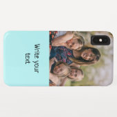 ganz einfach hinzufügen Sie Ihre Foto Weihnachten Case-Mate iPhone Hülle (Rückseite (Horizontal))