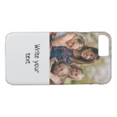 ganz einfach hinzufügen Sie Ihre Foto Weihnachten Case-Mate iPhone Hülle (Rückseite (Horizontal))