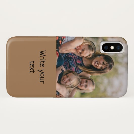 ganz einfach hinzufügen Sie Ihre Foto Weihnachten  Case-Mate iPhone Hülle (Rückseite (Horizontal))