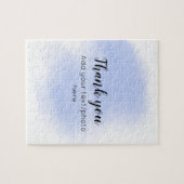 ganz einfach hinzufügen Sie Ihre Text-Foto danken Puzzle (Horizontal)