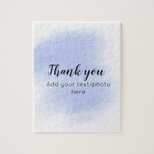 ganz einfach hinzufügen Sie Ihre Text-Foto danken Puzzle (Vertikal)
