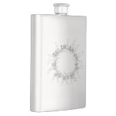 ganz einfach Ihren Namen MONOGRAM TRAUZEUGE Fl Flachmann (Rechts)