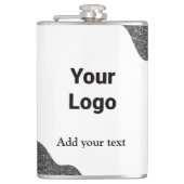 ganz einfach Ihren Namen MONOGRAM TRAUZEUGE Fl Flachmann (Vorderseite)