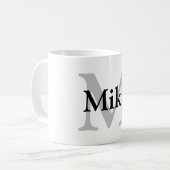 ganz einfach Ihren Namen MONOGRAM TRAUZEUGE hinzuf Kaffeetasse (Vorderseite Links)